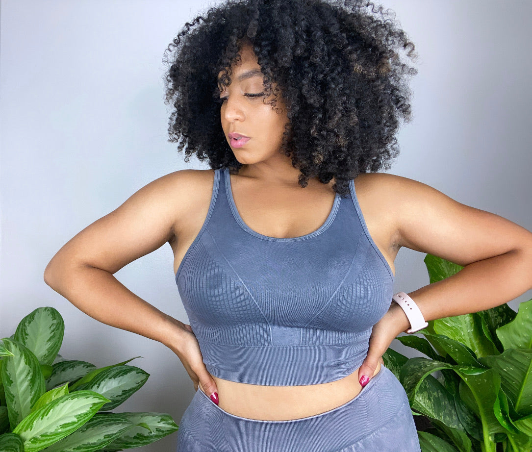 Stretch, Don't Break S-L | Gray Bra