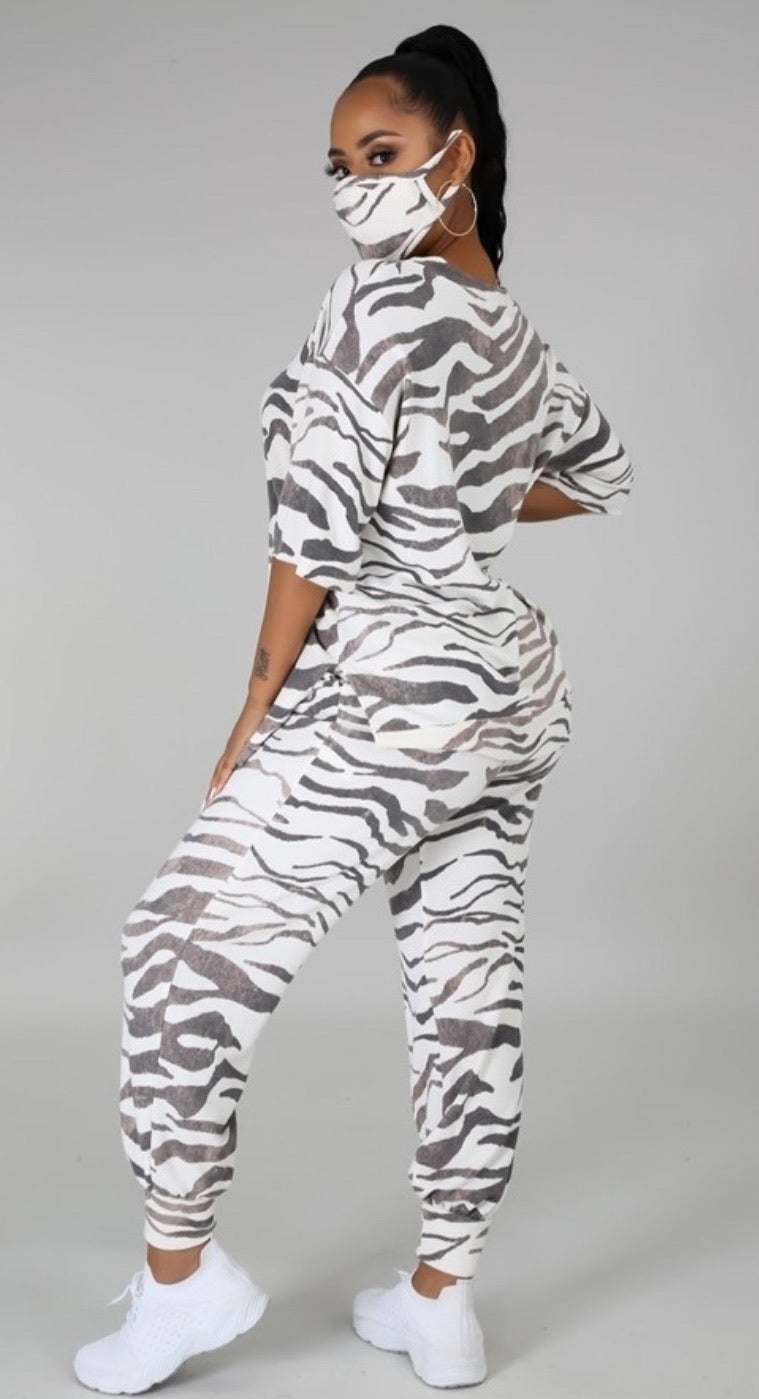 Zebra Print S-XL | Set