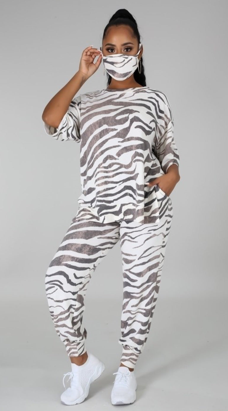 Zebra Print S-XL | Set