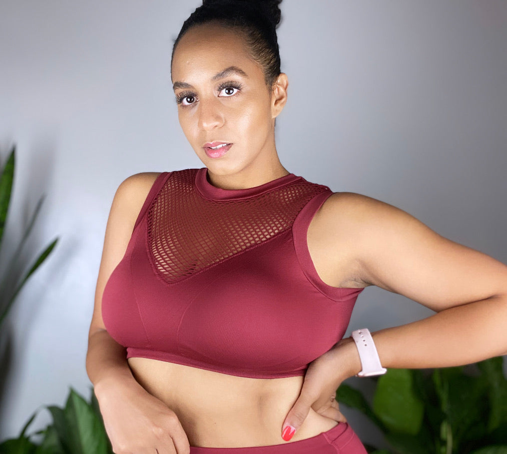 Net Up, Stand Up S-L | Wine Bra