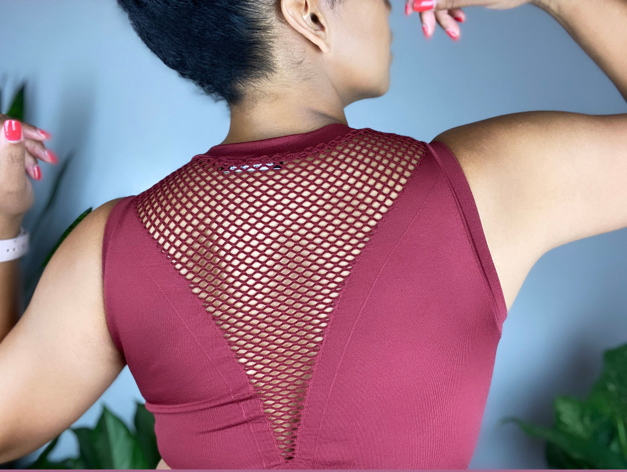 Net Up, Stand Up S-L | Wine Bra