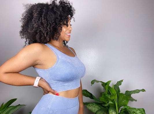 Stretch, Don't Break S-L | Slate Blue Bra